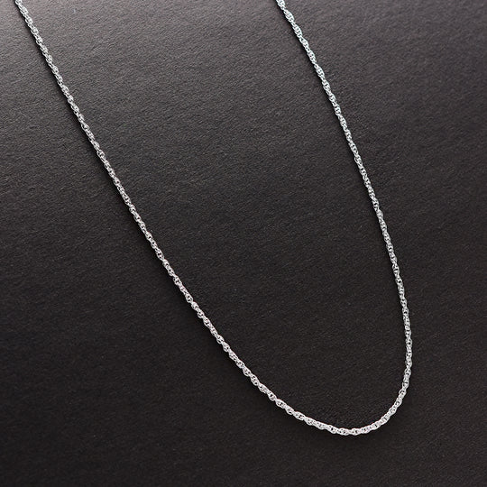 Figaro-Halskette, 925 Silber, ca. 50 cm ca. 3,00g