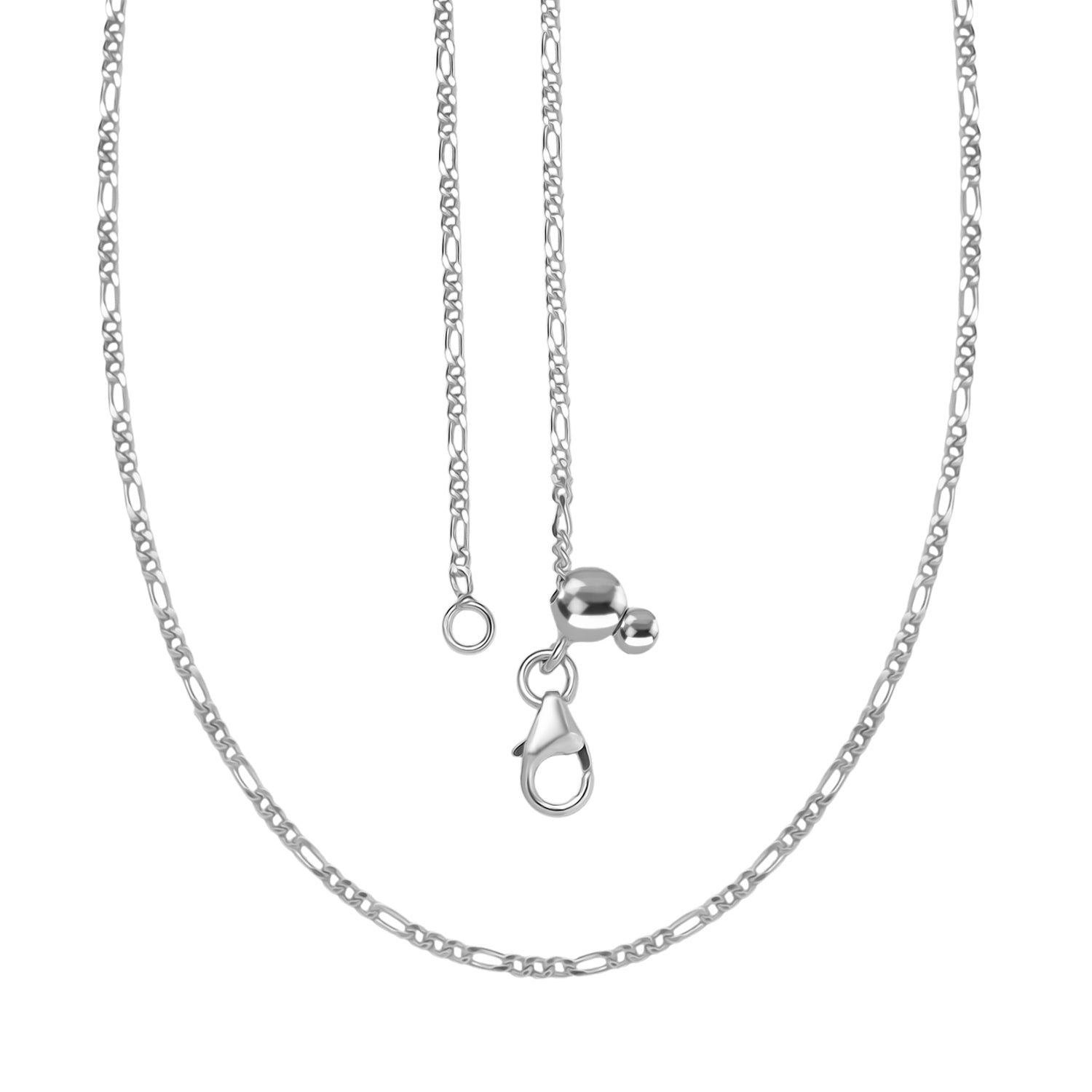 Figarokette, 925 Silber, ca. 50 cm ca. 2,75g