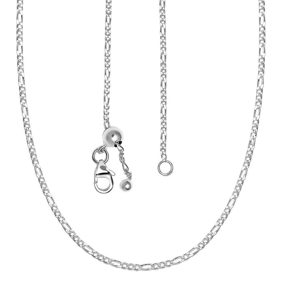 Figarokette, 925 Silber, ca. 50 cm ca. 2,75g