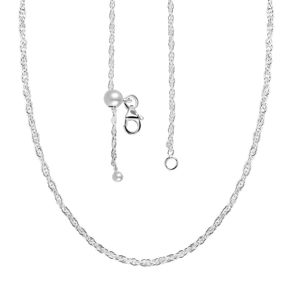 Königskordelkette, 925 Silber ca. 50 cm ca. 3,00g