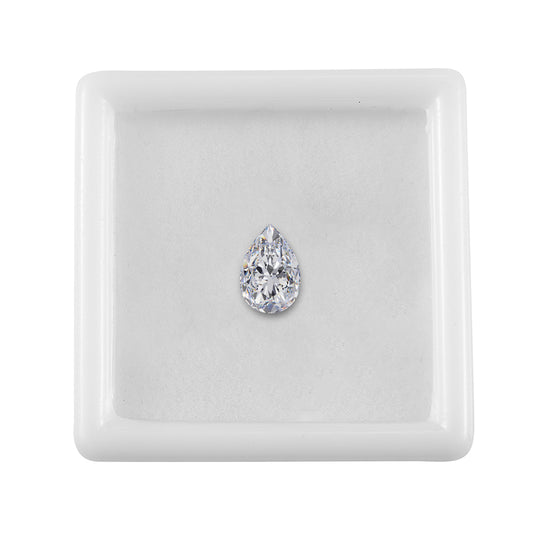 Moissanite Pear 9x6 Faceted Cut 1A 1.30 Ct