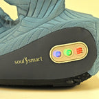 SOULSMART - Shiatzu Kissen für ganzkörper Massage, 2 Modi, 2 Heiztemperaturen, Blau