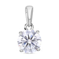 LUXURIANT SGL zertifizierter VS-EF Labor Diamant Anhänger in 375 Weißgold - 1 ct.