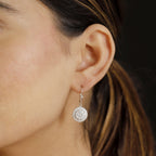 J Francis gefertigt mit SWAROVSKI - Zirkonia Ohrringe 925 Silber rhodiniert