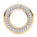 J Francis gefertigt mit SWAROVSKI - Zirkonia Anhänger 925 Silber 750 Gelbgold Vermeil