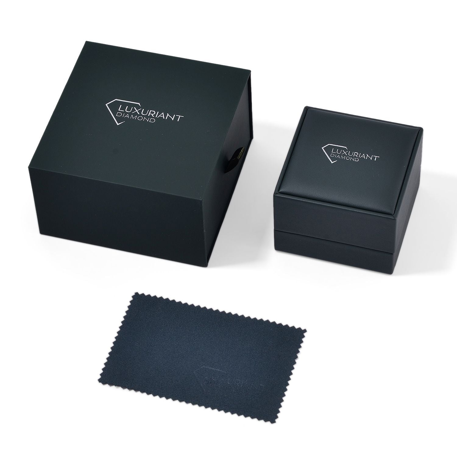 Luxuriant brand Box LED PU box green color clean cloth