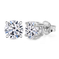 LUXURIANT DIAMOND - Lab Grown Diamant VS-EF SGL zertifiziert Ohrringe, 585 Weißgold ca. 3.00 ct