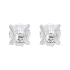 LUXURIANT DIAMOND - Lab Grown Diamant VS-EF SGL zertifiziert Ohrringe, 585 Weißgold ca. 3.00 ct