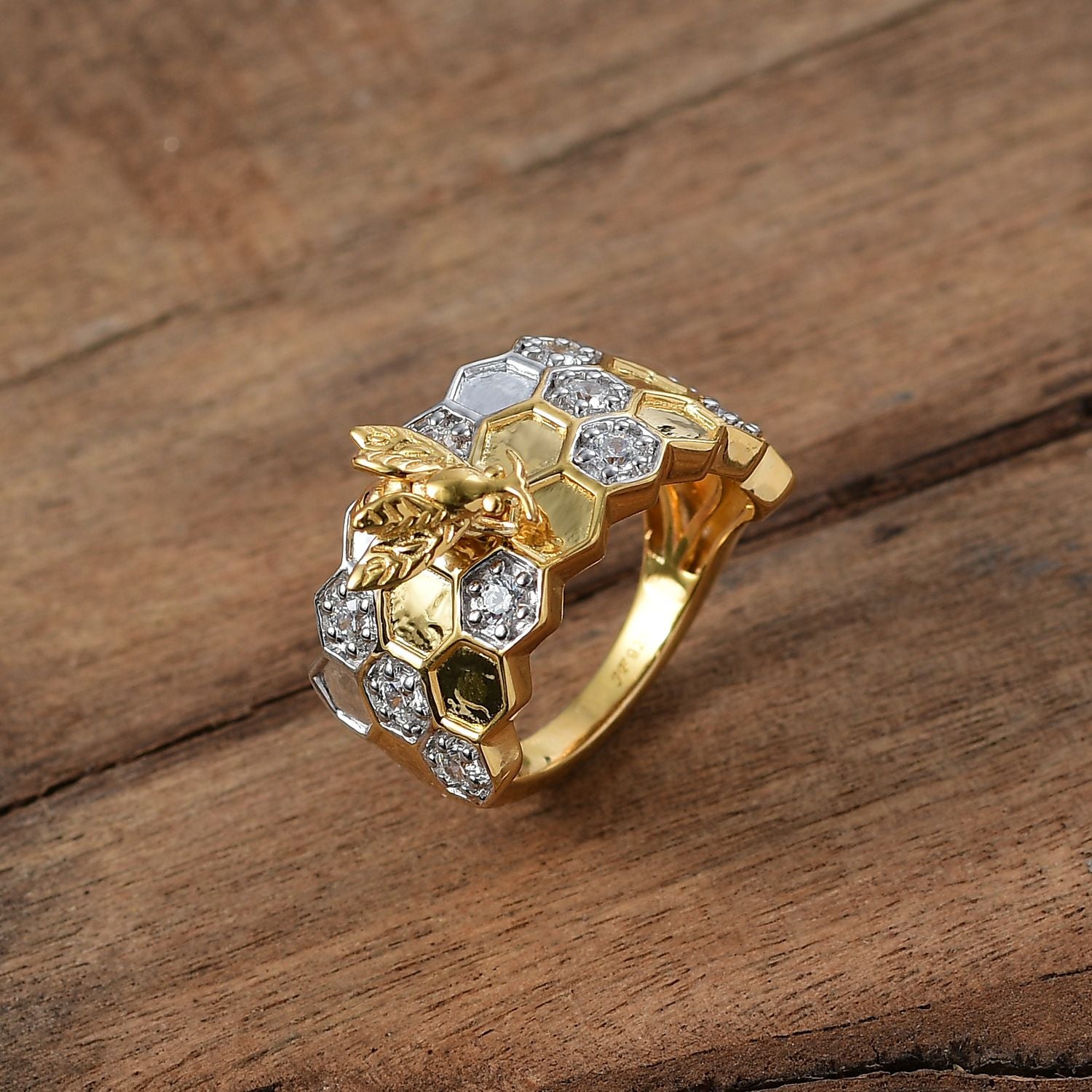 Rhodiniert und 750 Gelbgold Vermeil