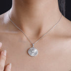 Zirkonia Anhänger 925 Silber rhodiniert 0.45 ct