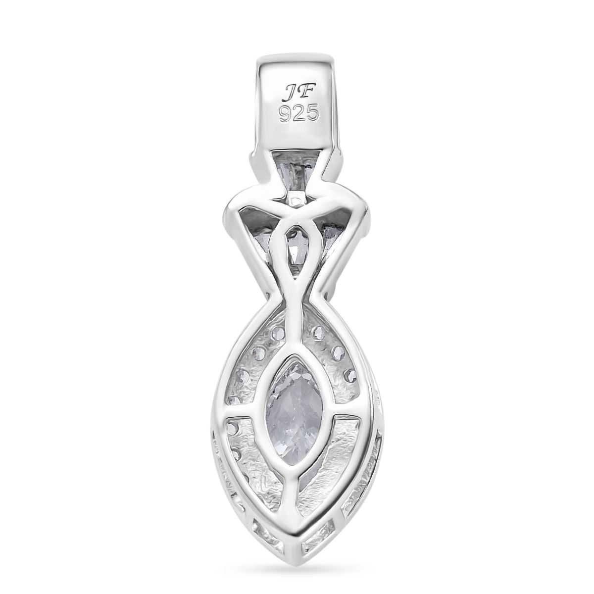 J Francis gefertigt mit SWAROVSKI - Zirkonia Anhänger 925 Silber rhodiniert