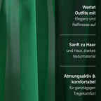LA MAREY - 100% Maulbeeren-Seidenschal, Chiffon, 135x200 cm, Koralle