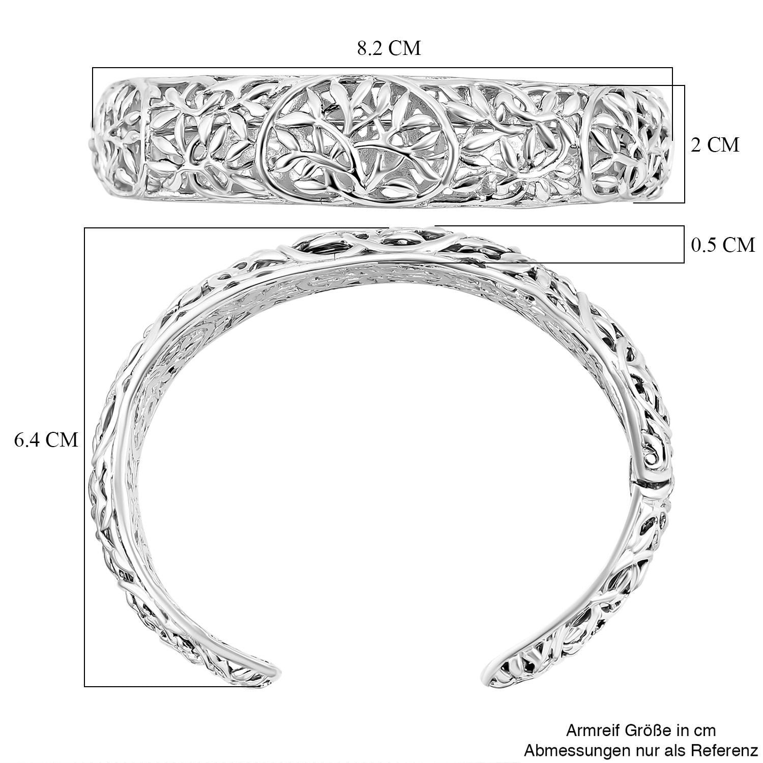 Royal Bali - 925 Silber Armreif ca. 19 cm ca. 32,59g