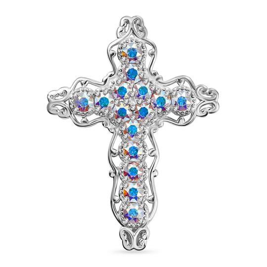 ANGEBOT DES MONATS J Francis gefertigt mit SWAROVSKI Montana Swarovski Kristall, Smaragd Swarovski Kristall Anhänger Messing