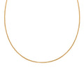 Boxkette in 585 Gelbgold, 45cm