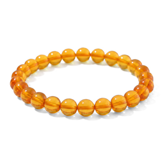 Natürliches Baltisches Bernstein Armband, Flexibel (ca. 16.5 cm)