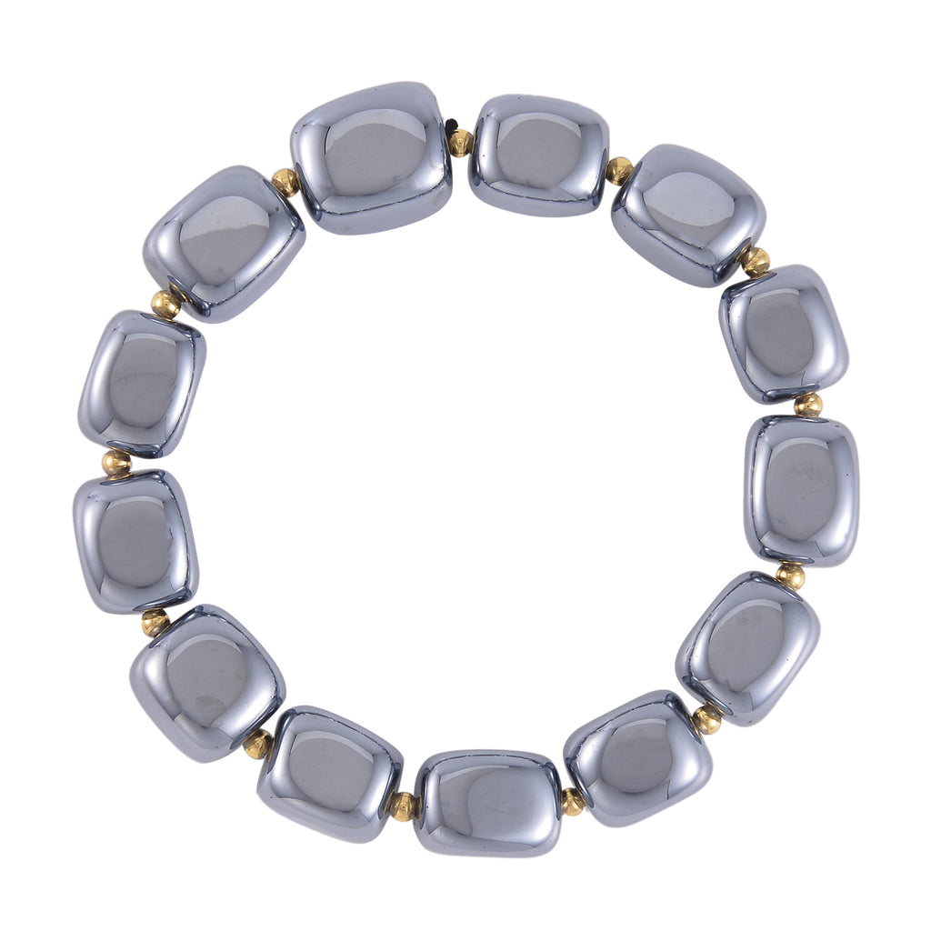 Terahertz Armband BR-Stretch cm Standard gelb vergoldet ca. 240.00 ct