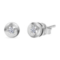 LUXURIANT SI-GH Labor Diamant Ohrringe, 925 Silber platiniert - 0,15 ct.