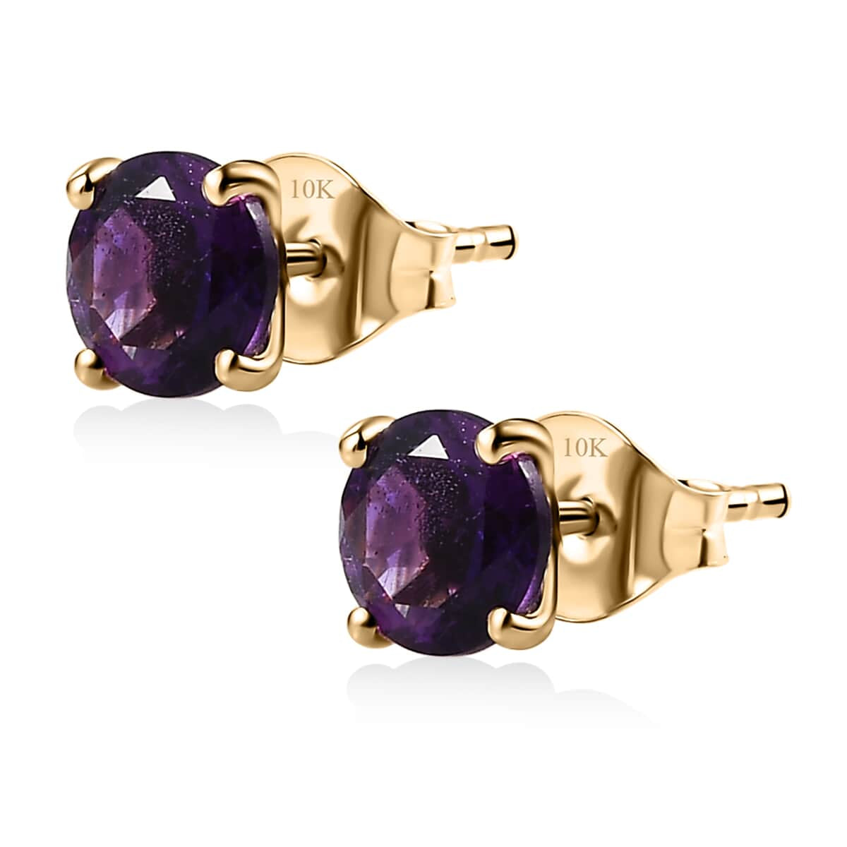 AAA Marokkanischer Amethyst Ohrringe 417 Gold ca. 1,60 ct.
