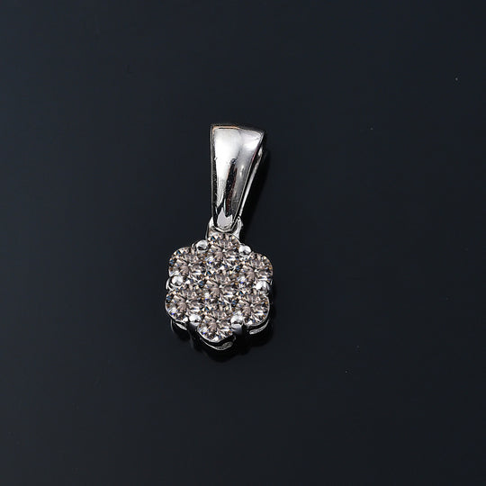 LUXURIANT DIAMOND - Lab Grown Diamant SI-GH Anhänger 925 Silber platiniert ca. 0.50 ct