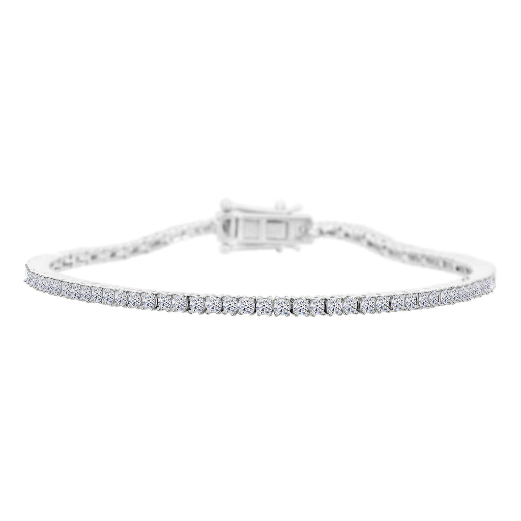 Lab Grown Diamant VS Armband ca. 19 cm 585 Gold ca. 5,03 ct.