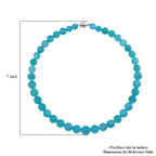 AAA Amazonit Halskette ca. 50 cm 925 Silber rhodiniert ca. 475.00 ct