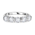 Moissanit Ring 925 Silber rhodiniert (Größe 16.00) ca. 1,13 ct