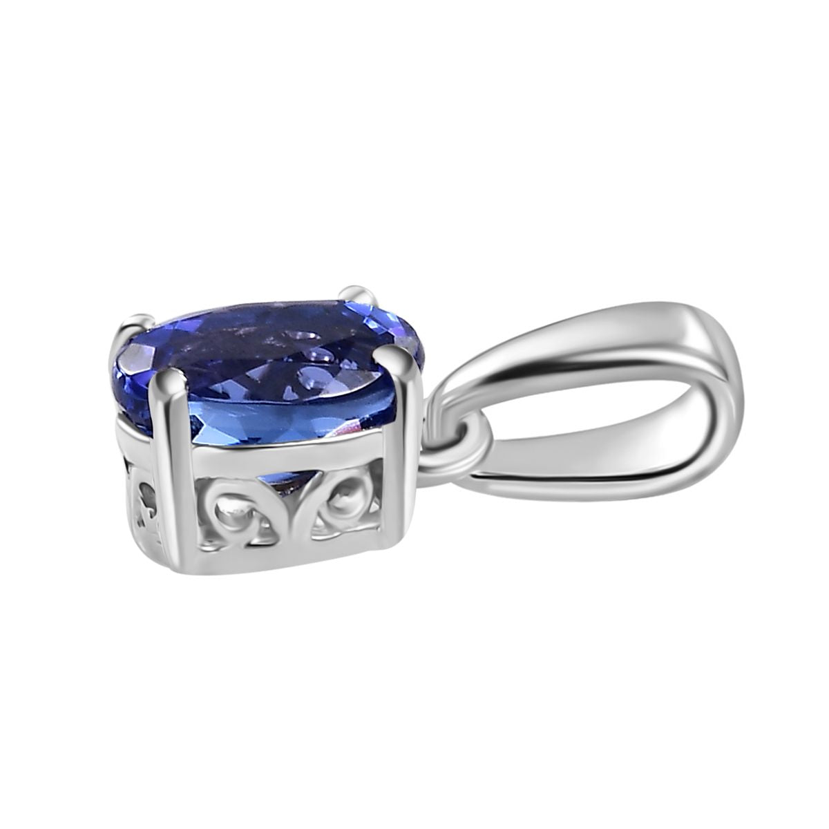 RHAPSODY AAAA Tansanit Anhänger 950 Platin ca. 1.18 ct