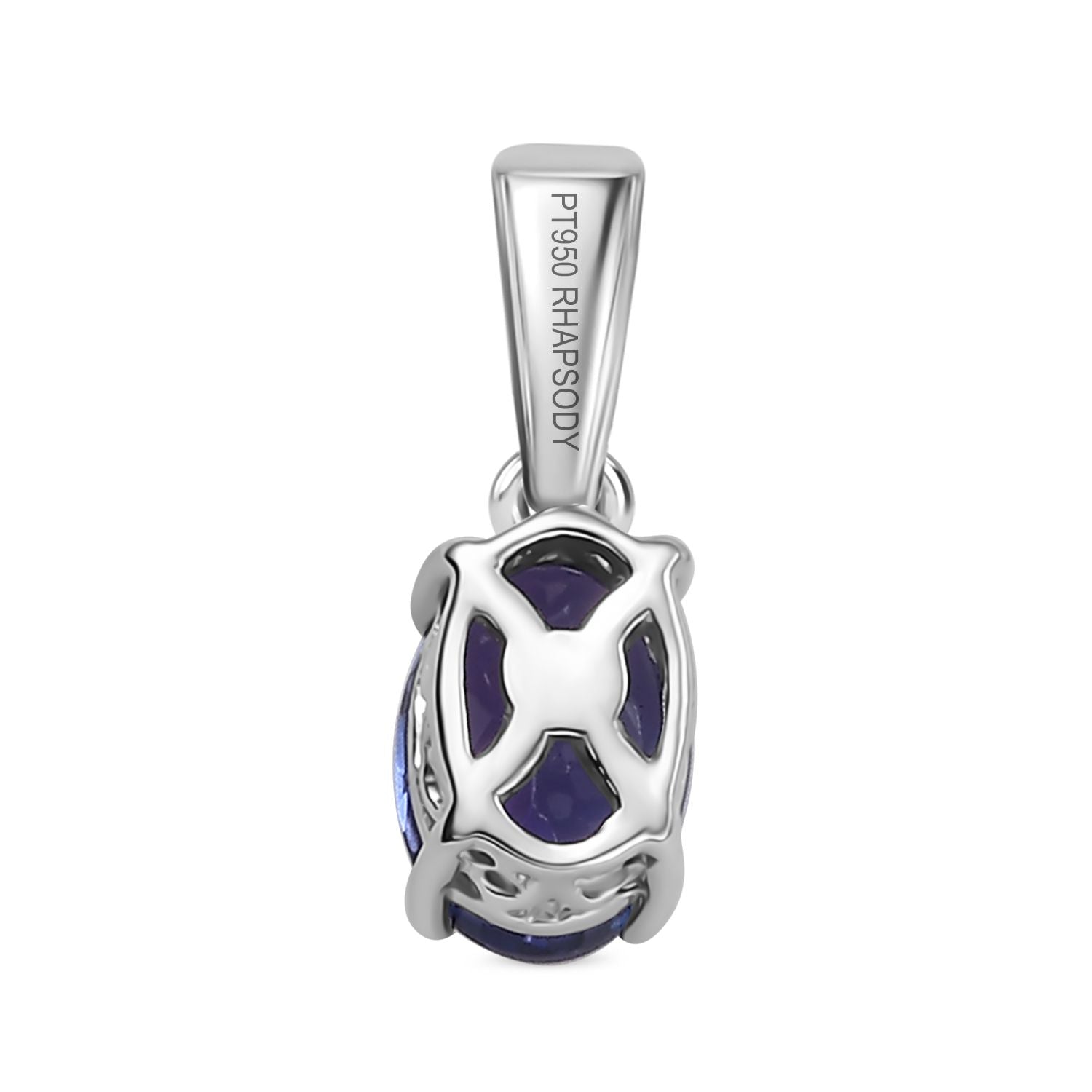 RHAPSODY AAAA Tansanit Anhänger 950 Platin ca. 1.18 ct