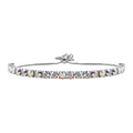 J Francis gefertigt mit SWAROVSKI- AB Swarovski Kristall 19cm Armband