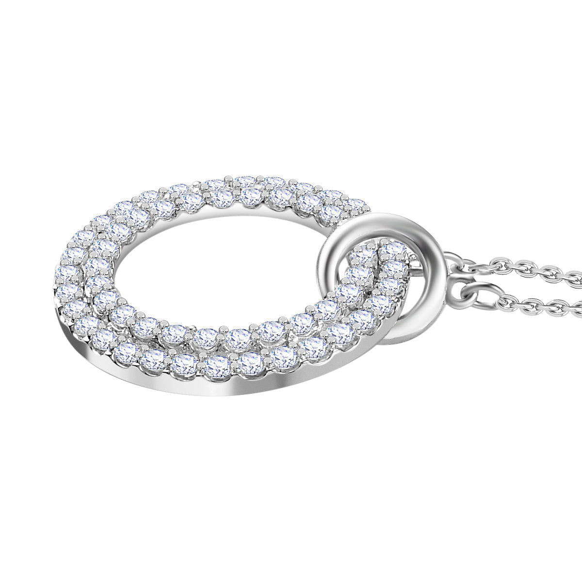 LUXURIANT DIAMOND - Lab Grown Diamant SI-GH Halskette ca. 43+5 cm 925 Silber ca. 1.00 ct