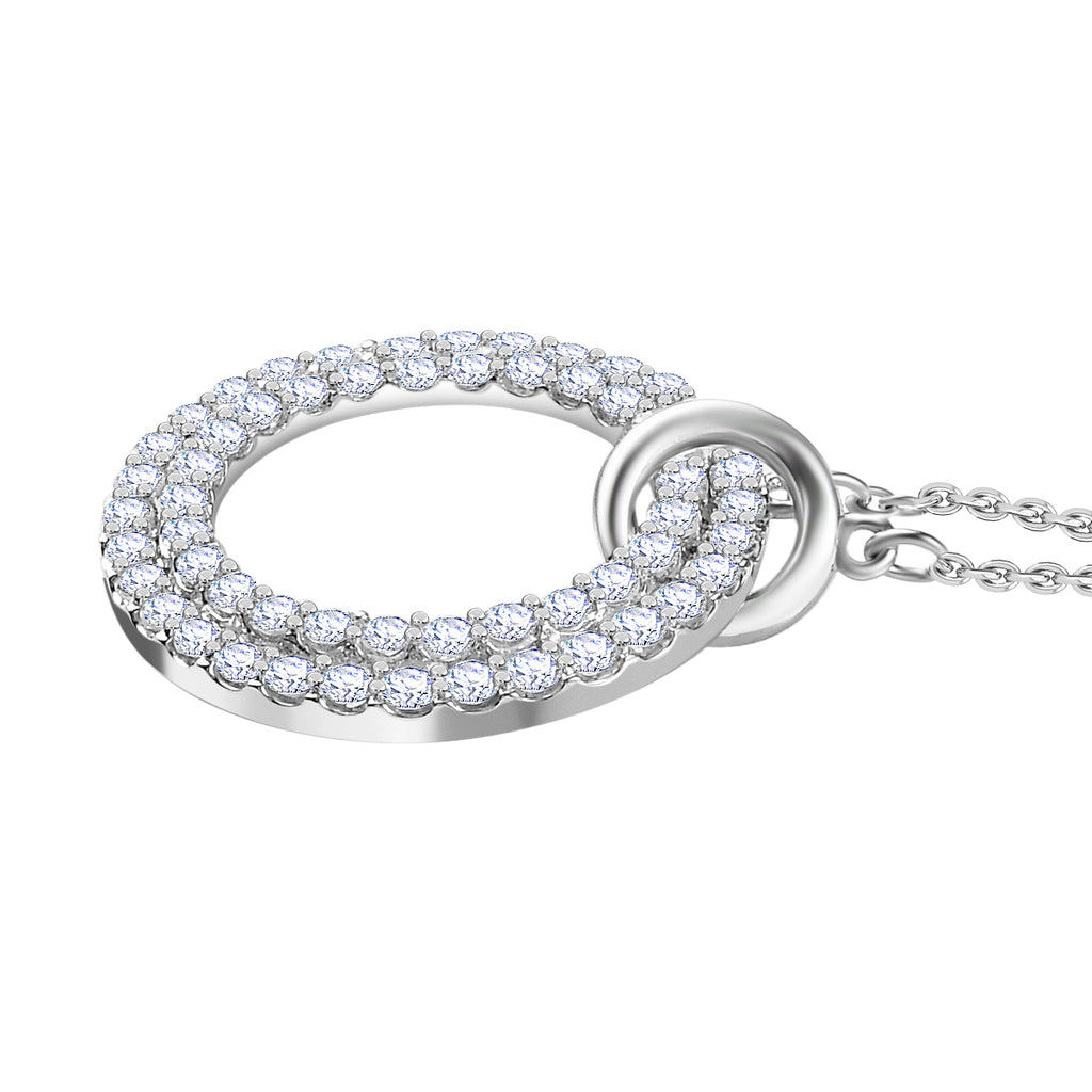 LUXURIANT DIAMOND - Lab Grown Diamant SI-GH Halskette ca. 43+5 cm 925 Silber ca. 1.00 ct