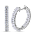 LUXURIANT DIAMOND - Lab Grown Diamant SI-GH Ohrringe 925 Silber ca. 1.50 ct