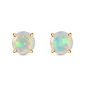 AAA Natürlicher, äthiopischer Welo Opal Ohrringe 417 Gold ca. 2,00 ct.