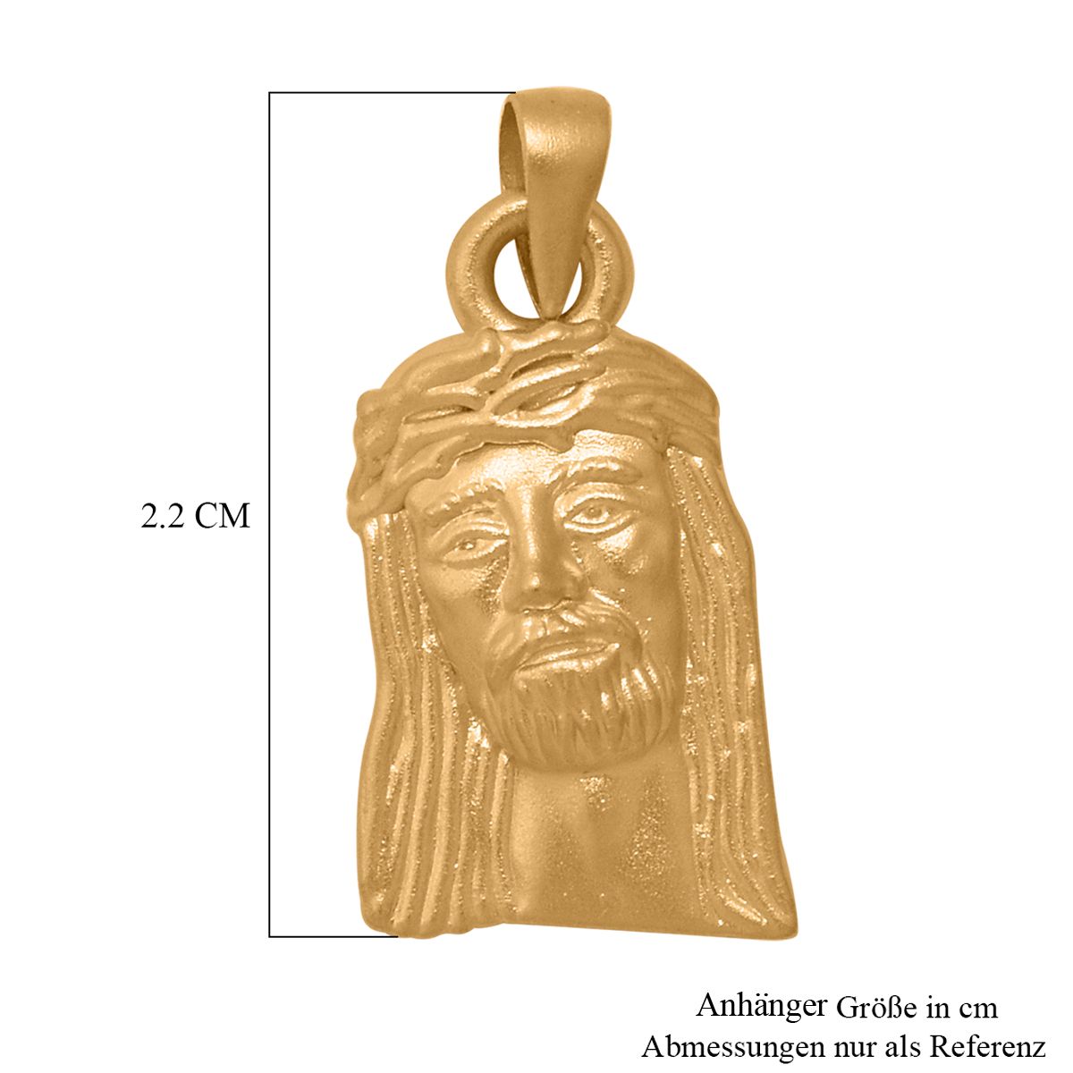 999 Gold Jesus Christus Anhänger 1,00g