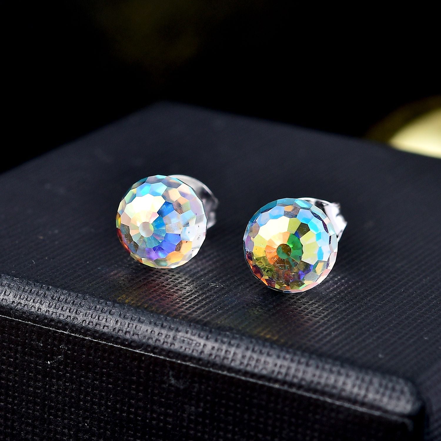 J Francis gefertigt mit SWAROVSKI AB Swarovski Kristall Ohrringe 925 Silber Standard
