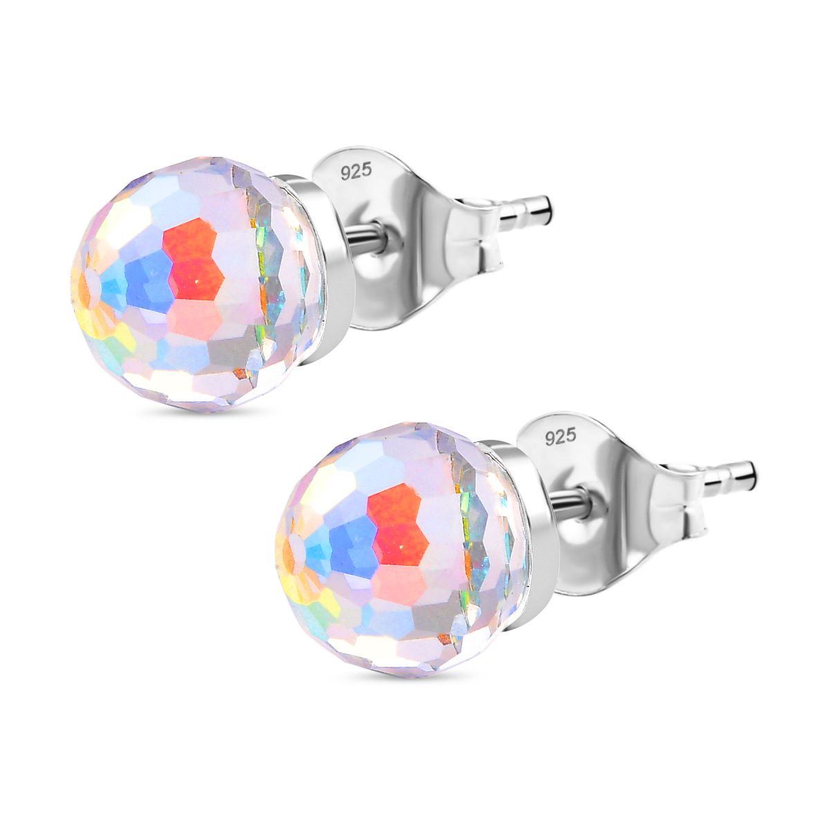 J Francis gefertigt mit SWAROVSKI AB Swarovski Kristall Ohrringe 925 Silber Standard