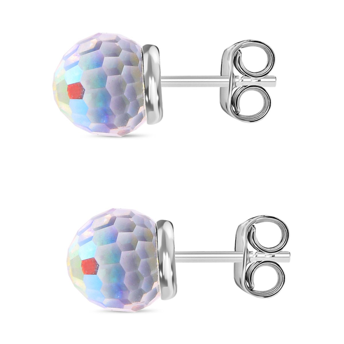 J Francis gefertigt mit SWAROVSKI AB Swarovski Kristall Ohrringe 925 Silber Standard