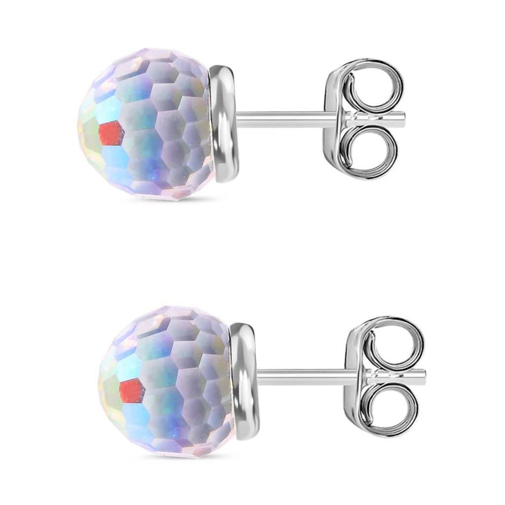J Francis gefertigt mit SWAROVSKI AB Swarovski Kristall Ohrringe 925 Silber Standard