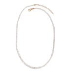 Natürlicher, äthiopischer Welo Opal Halskette ca. 45 cm 925 Silber Gelbgold Vermeil , ca. 34,00 ct.