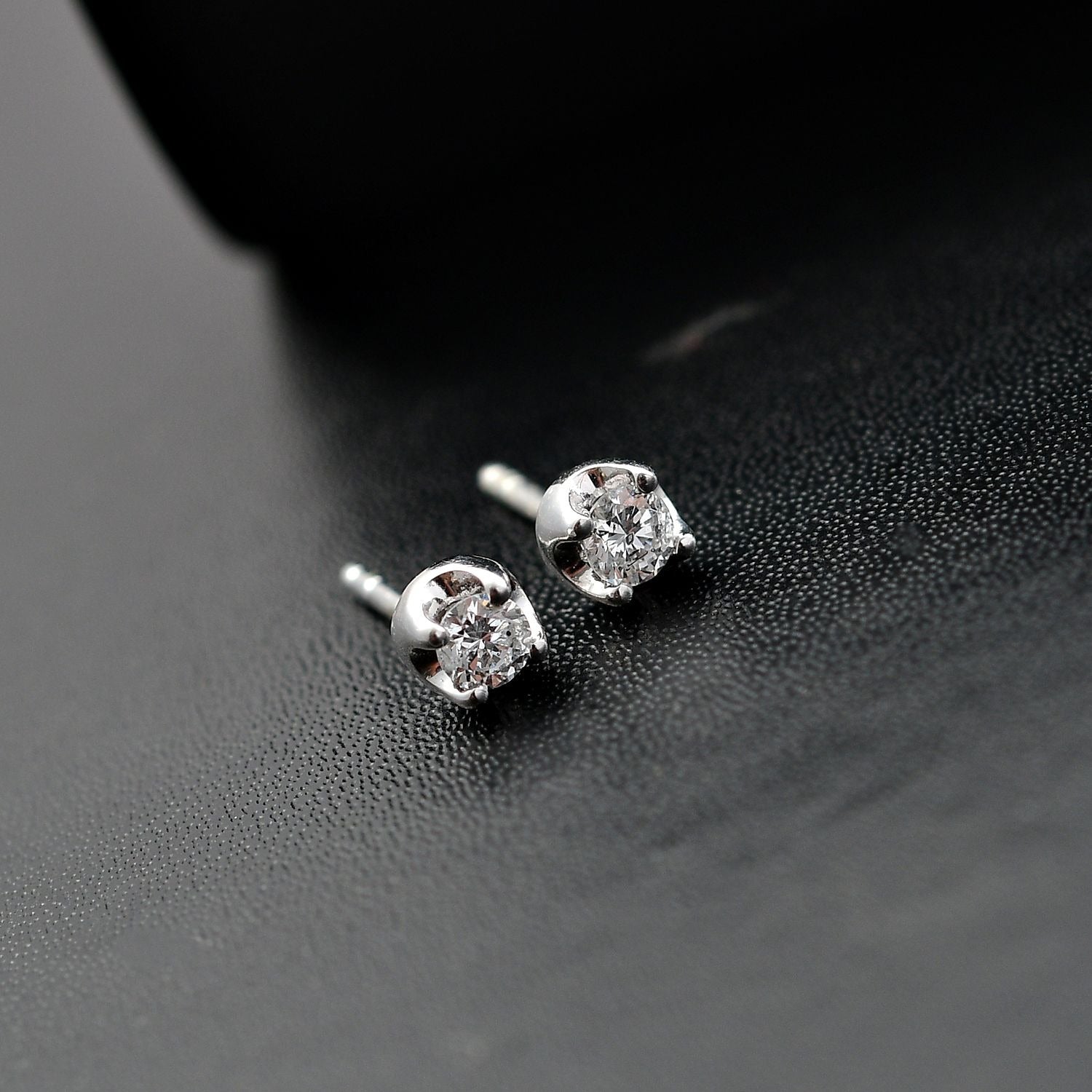 LUXURIANT DIAMOND Lab Grown Diamant Ohrringe 925 Silber platiniert ca. 0.20 ct