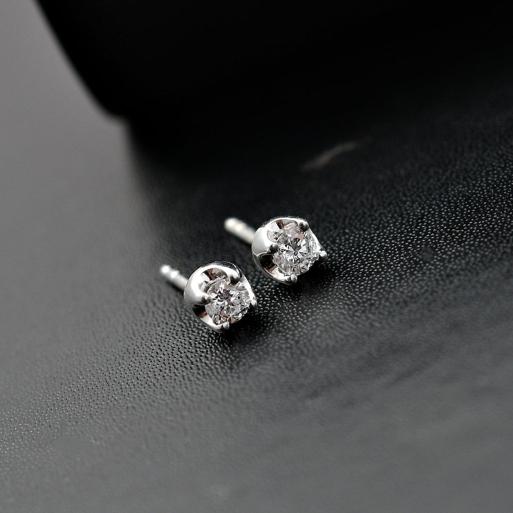 LUXURIANT DIAMOND Lab Grown Diamant Ohrringe 925 Silber platiniert ca. 0.20 ct