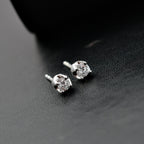 LUXURIANT DIAMOND Lab Grown Diamant Ohrringe 925 Silber platiniert ca. 0.20 ct