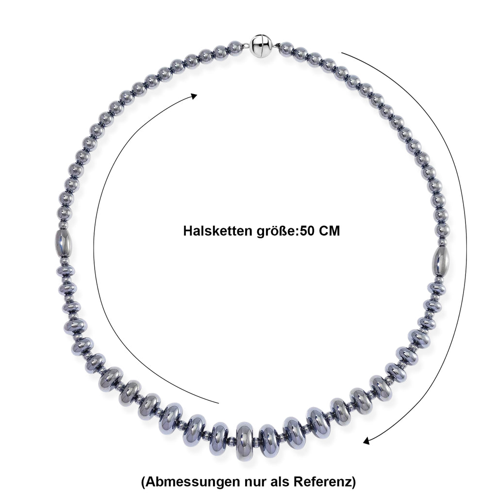 Terahertz Halskette ca. 50 cm 316L Edelstahl ca. 240.00 ct