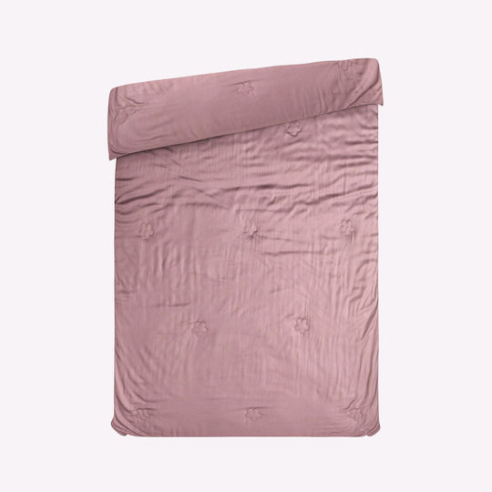 Bambus-Bettdecke mit Steppung, temperaturausgleichend, hypoallergen, mit 100?% Bambusfüllung, 135x200?cm, blau