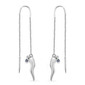 GP Kollektion Chili Ohrringe 925 Silber rhodiniert ca. 0.05 ct