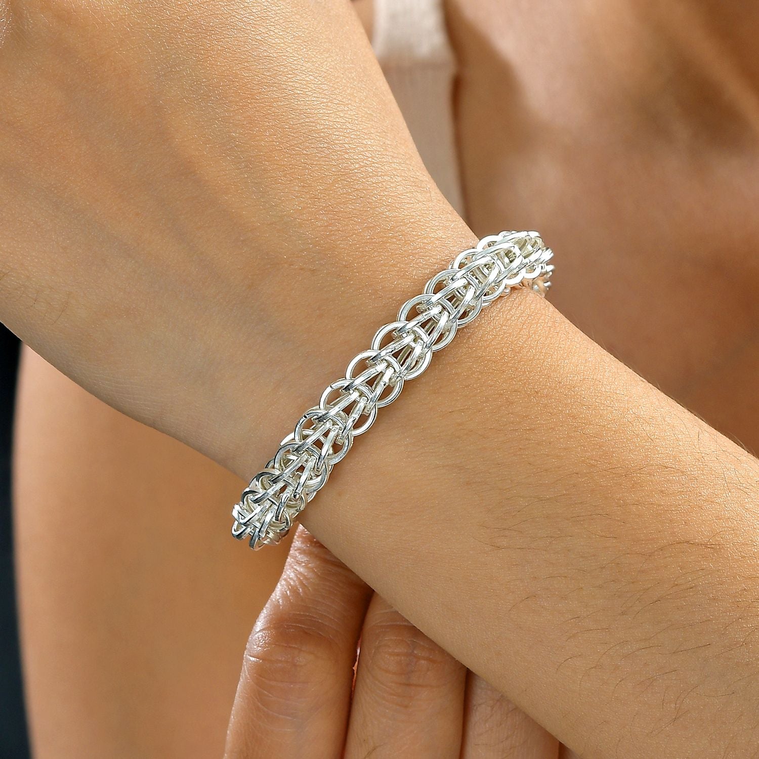 925 Silber Armband ca. 19 cm ca. 16,05g