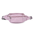 Nylon-Gürteltasche mit RFID-Schutz, 37x10x13,5cm, Mauve