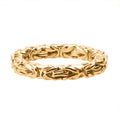 Strukturierter handgefertigter  Band-Ring, 925 Silber 750 Gelbgold Vermeil, (Größe 16.00)