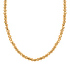 GORINI GIOIELLI - Diamantschliff Kugelkette, 585 Gold ca. 45 cm+ 2.5 cm Extender ca. 10,00g